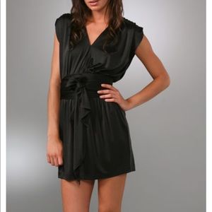 Halston Heritage black mini dress